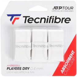 Tecnifibre Players Dry ATP (3 db) fehér fedőgrip