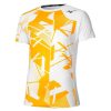Mizuno DB Shadow Graphic SS Tee(M) / White / Citrus 