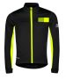 FORCE FROST softshell kerékpáros dzseki fekete-fluo 