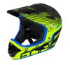 FORCE TIGER downhill sisak fekete-fluo-kék