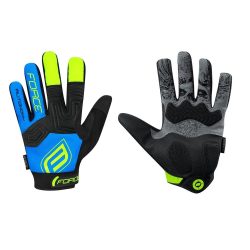 FORCE AUTONOMY MTB fekete-kék kerékpáros kesztyű FORCE AUTONOMY MTB fekete-kék kerékpáros kesztyű
