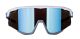 FORCE SONIC fehér szürke sportszemüveg kék tükrös lencsével