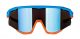 FORCE SONIC sportszemüveg kék-narancs, kék tükrös lencse