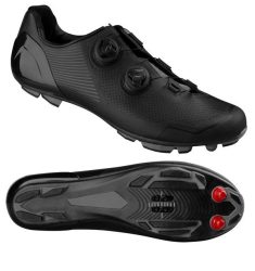 FORCE WARRIOR carbon MTB kerékpáros cipő fekete