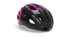 Rudy Project Strym Black/pink kerékpáros fejvédő