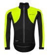 FORCE X100 fekete-fluo téli kerékpáros dzseki 