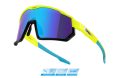   Force Drift fekete fluo sportszemüveg fekete kontraszt Revo lencsével