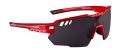   FORCE AMOLEDO sportszemüveg piros-szürke, fekete laser lencse